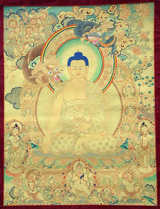 Buddha Seated on the Throne of Enlightenment