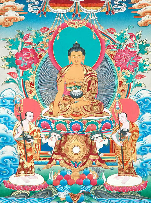 Buddha Shakyamuni with Sariputra and Maudgalyayana
