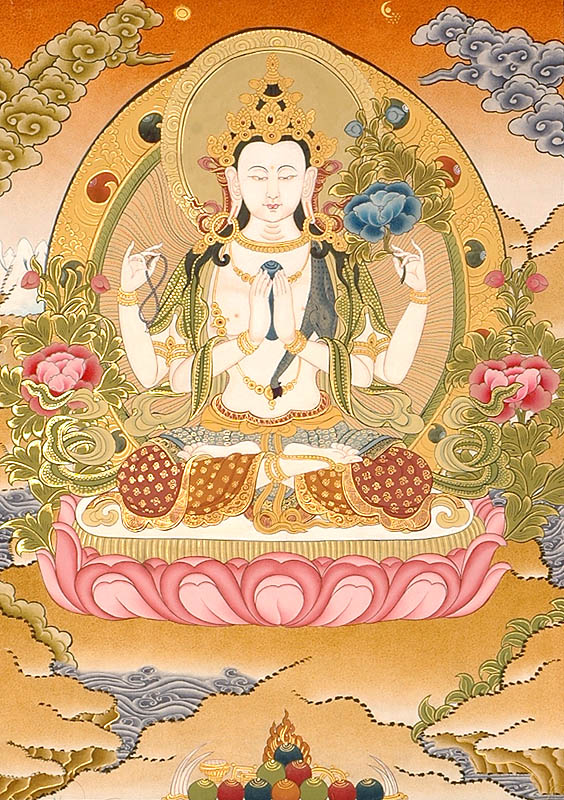 Chenrezig (Chaturbhuja Avalokiteshvara)