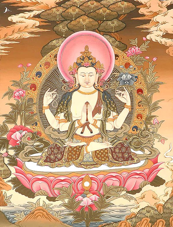 Chenrezig (Shadakshari Avalokiteshvara)