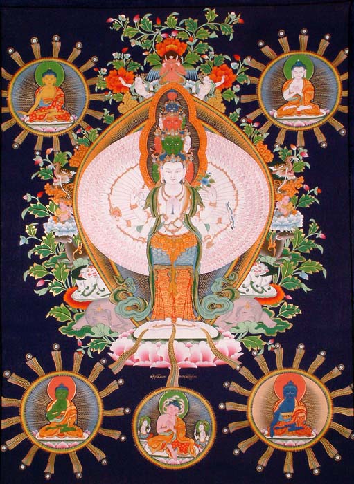 Eleven Headed Thousand Armed Avalokiteshwara