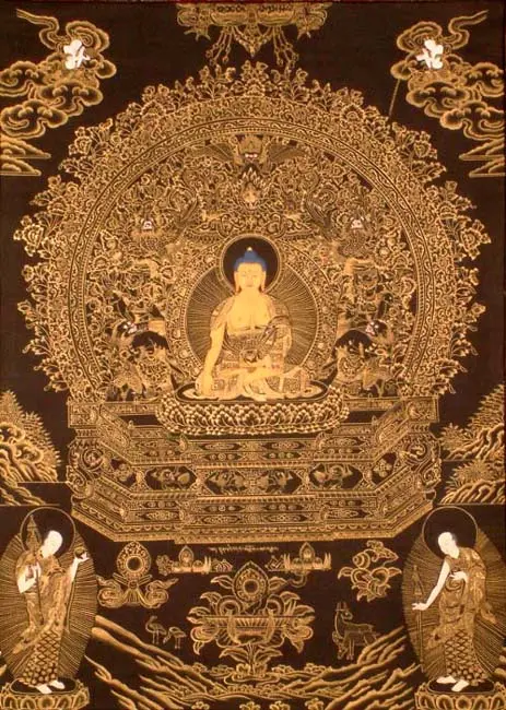 Enthroned Buddha