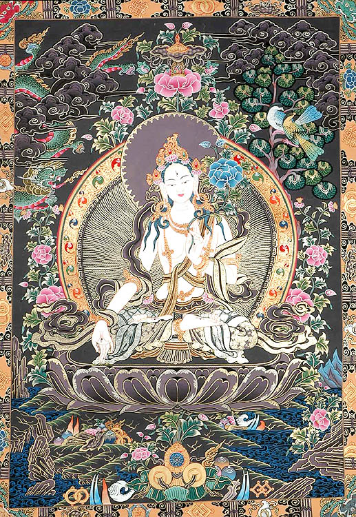 Goddess White Tara - who Bestows Endless Life to Her Devotees