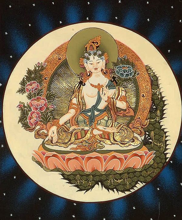 Goddess White Tara Who Bestows The Special Gift of Long Life on Her Devotees