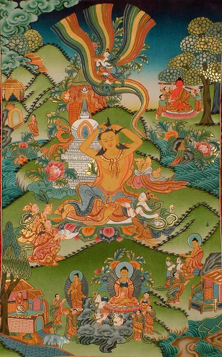 In Preparation of Buddhahood, Siddhartha Shaves off His Hair