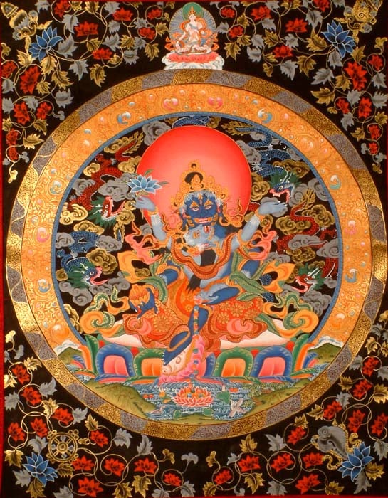 Jambhala (The Buddhist Form of Kubera) with Consort
