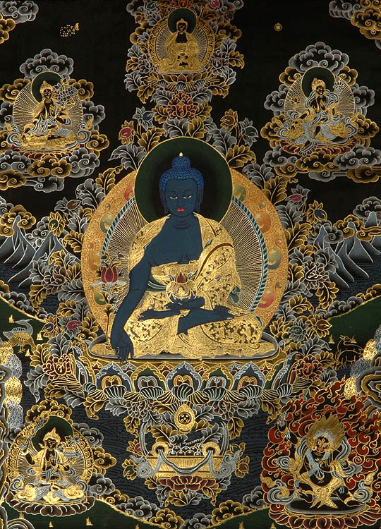 Lapis Lazuli Medicine Buddha (Bhaishajyaguru)