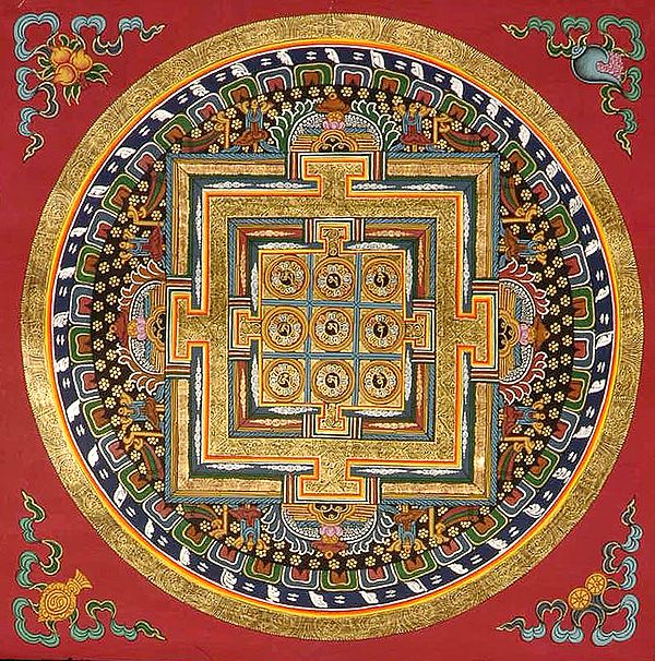 Mandala of Auspicious Syllabled Mantra