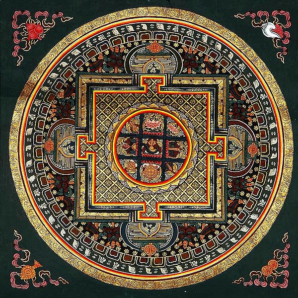 Mandala with Symbols of Guhyasamaja Akshobhyavajra