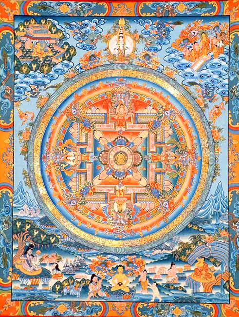 Mandala of the Bhumisparsha Buddha