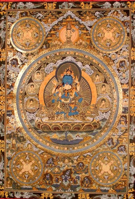 Mandala of Vajrasattva and His Consort Ghantapani