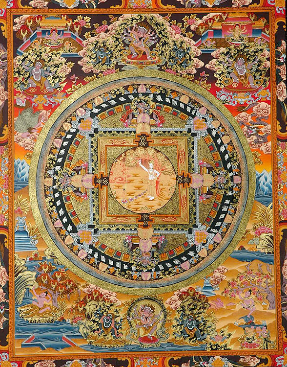 Mayadevi (Mother of Shakyamuni) Mandala