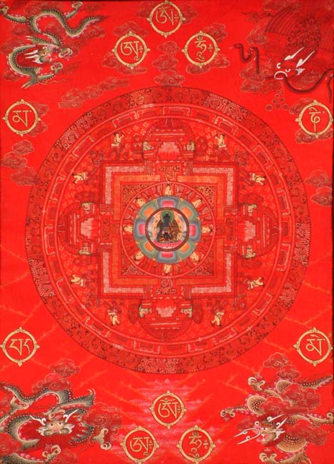 Red Mandala of Medicine Buddha