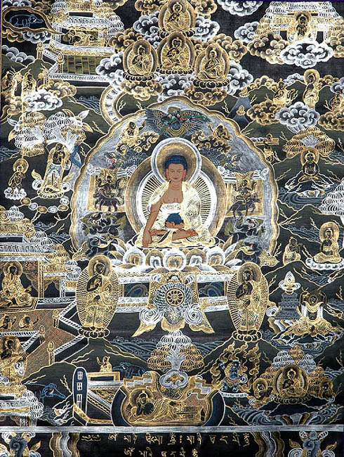 Shakyamuni Buddha and the Scenes From His Life