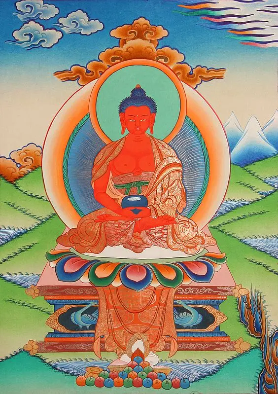 Tibetan Buddhist Deity Amitabha Buddha