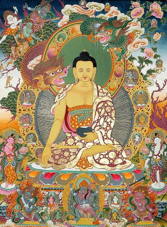 Temptation of Shakyamuni Buddha by Mara