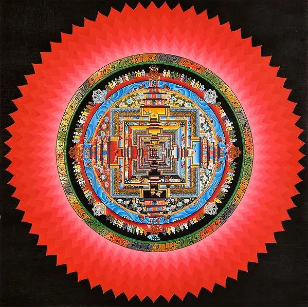 Tibetan Buddhist Kalachakra Mandala