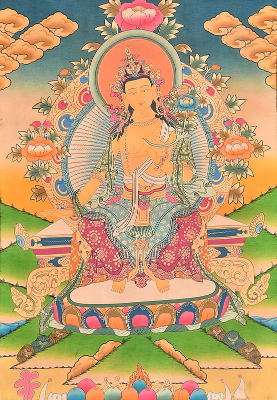 The Future Buddha Maitreya - Tibetan Buddhist