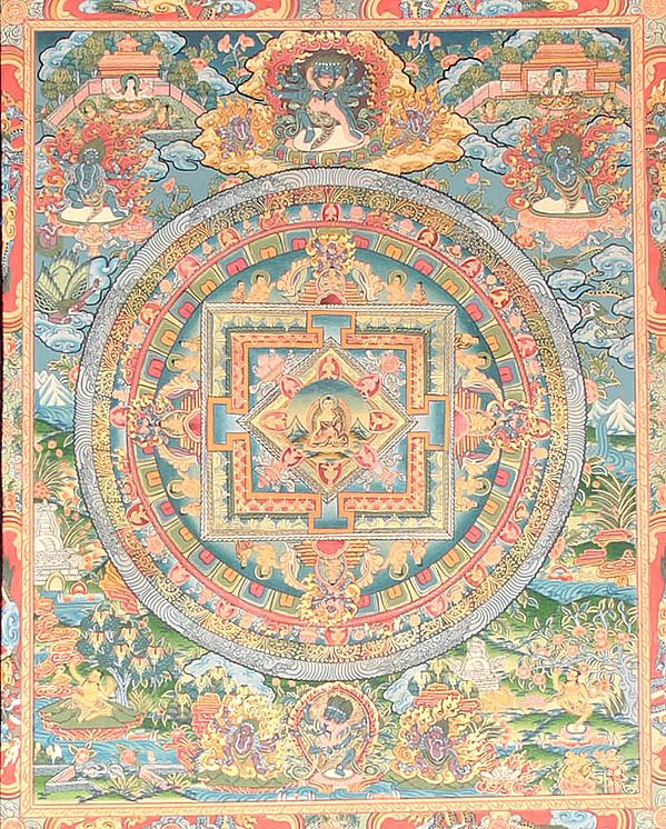 The Buddha Mandala with Wrathful Guardians