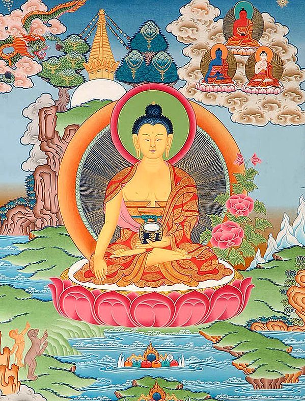 The Buddha Shakyamuni in Bhumisparsha Mudra