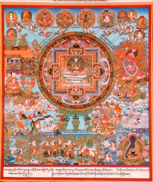 The Cosmos of Healing (Tibetan Medicinal Painting)