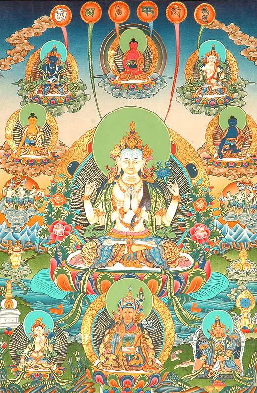 The Patron Deity of Om Mani Padme Hum