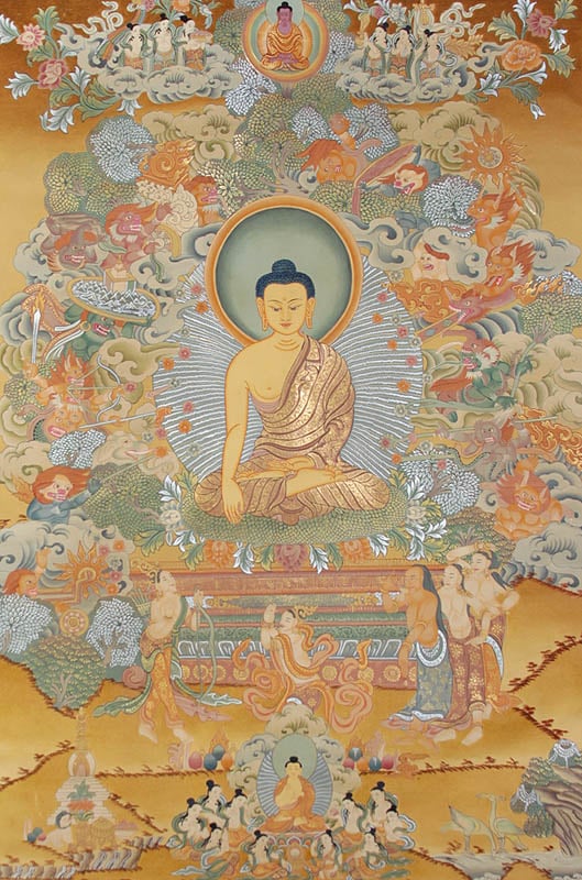 The Temptation of Shakyamuni Buddha by Mara