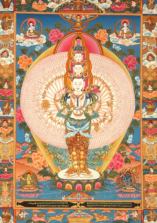 Thousand Armed Avalokiteshvara - The Bodhisattva of Compassion