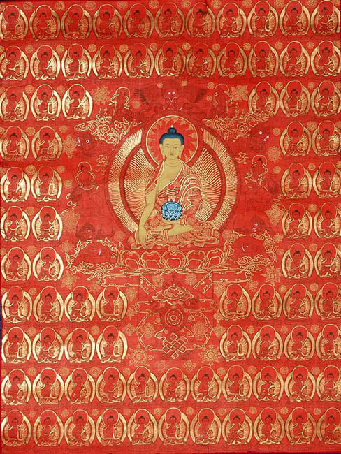 Thousand Buddhas with Shakyamuni in Centre