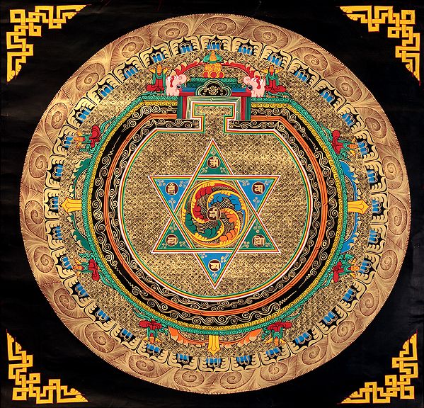 Tibetan Buddhist Mandala of Om