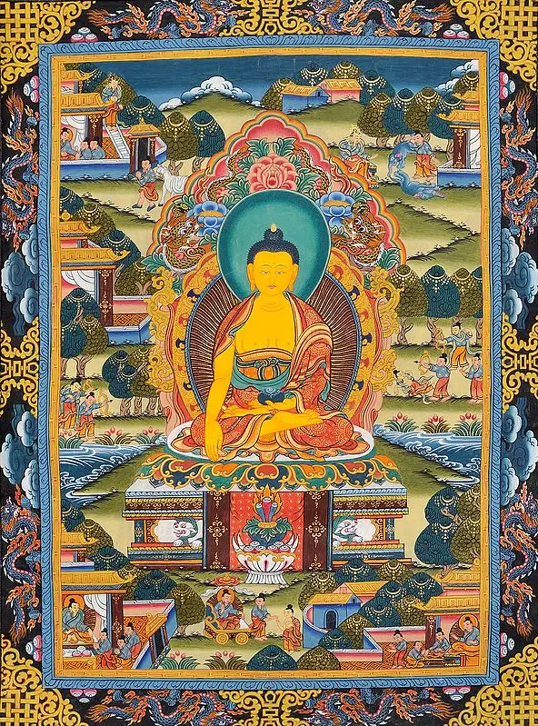 Buddha in the Bhumisparsha Mudra