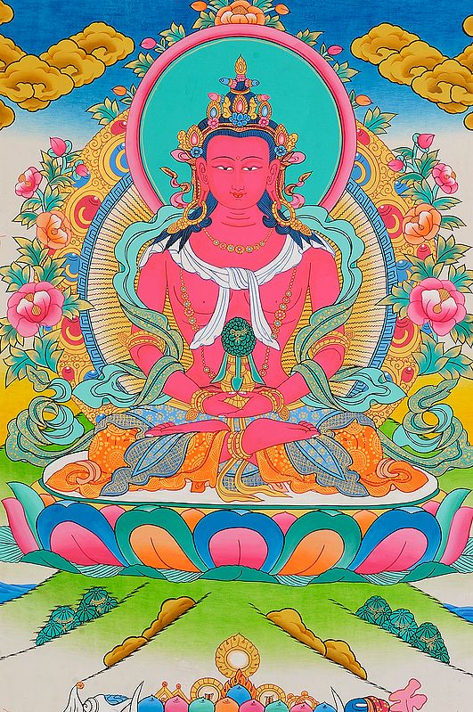 Tibetan Buddhist Deity Amitabha Buddha