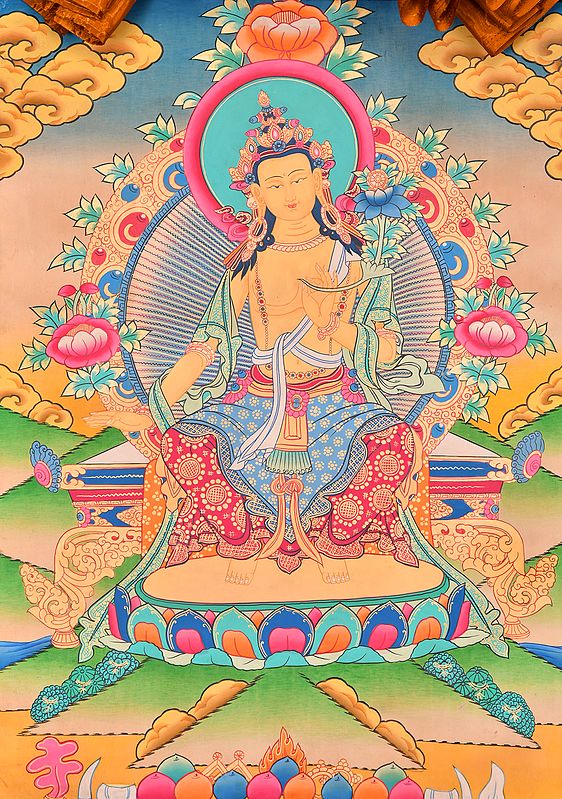 Tibetan Buddhist Deity Future Buddha Maitreya