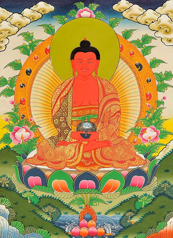 Tibetan Buddhist Deity Amitabha - The Buddha of Infinite Light
