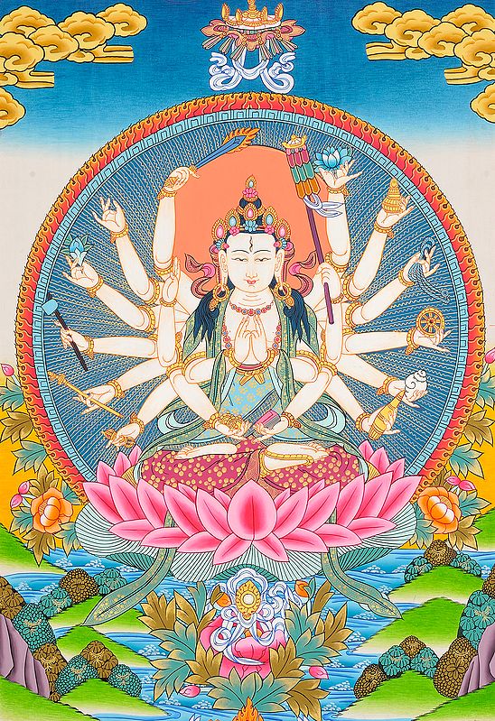 Mother Goddess Chandi -Tibetan Buddhist Deity