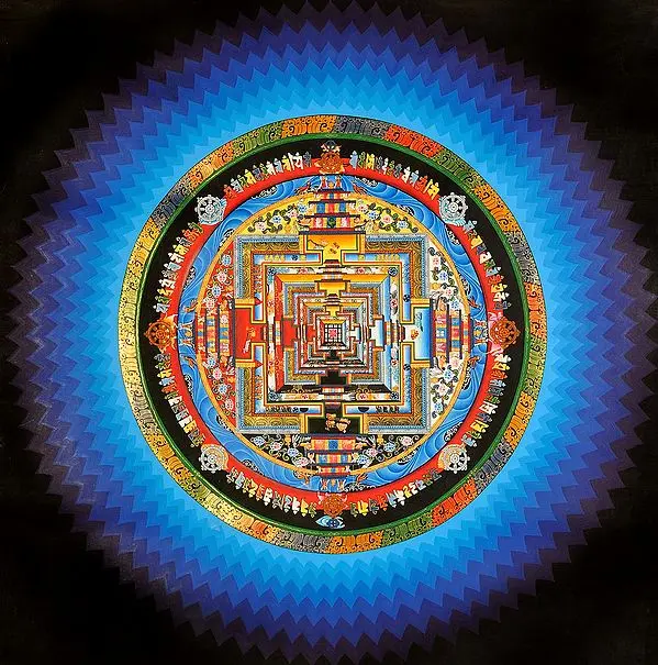 Tibetan Buddhist Kalachakra Mandala