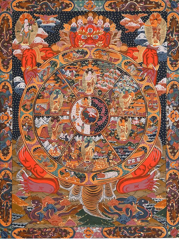 Large Size Wheel of Life - Tibetan Buddhist