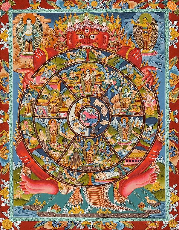 Bhavachakra - The Wheel of Life (Tibetan Buddhist)