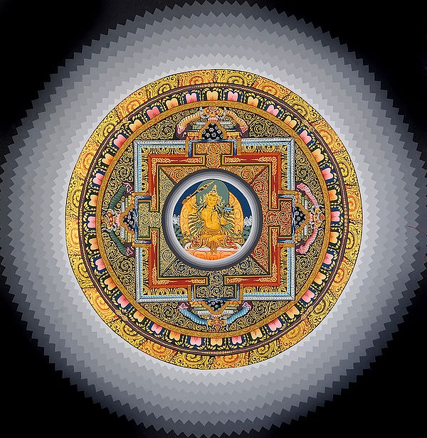 Tibetan Buddhist Deity Manjushri Mandala