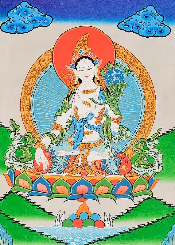 Tibetan Buddhist Goddess White Tara