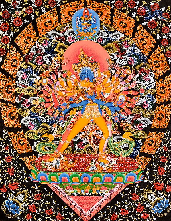 Kalachakra in Yab Yum -Tibetan Buddhist