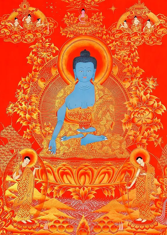 Tibetan Buddhist God Medicine Buddha