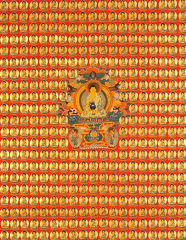 Thousand Buddha Wall (Auspiciousness Multiplied)