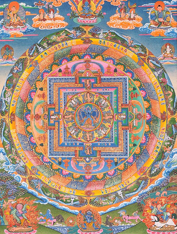 Mandala Signifying the Union of Compassion and Wisdom