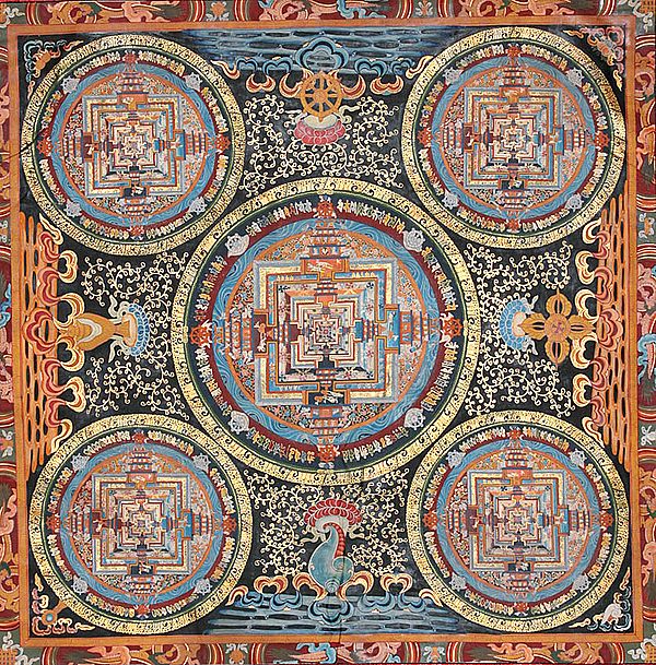 The Kalachakra Mandalas (Large Thangka)