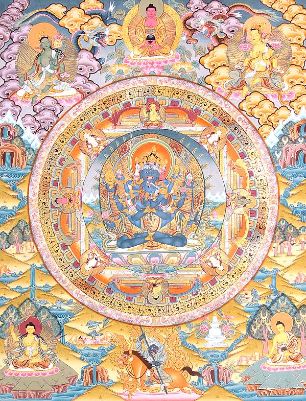 Mandala of Guhyasamaja Akshobhya in Yab-Yum