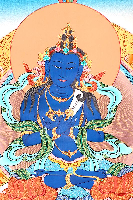 Vajradhara - Protector Of Vajrayana Buddhism | Exotic India Art