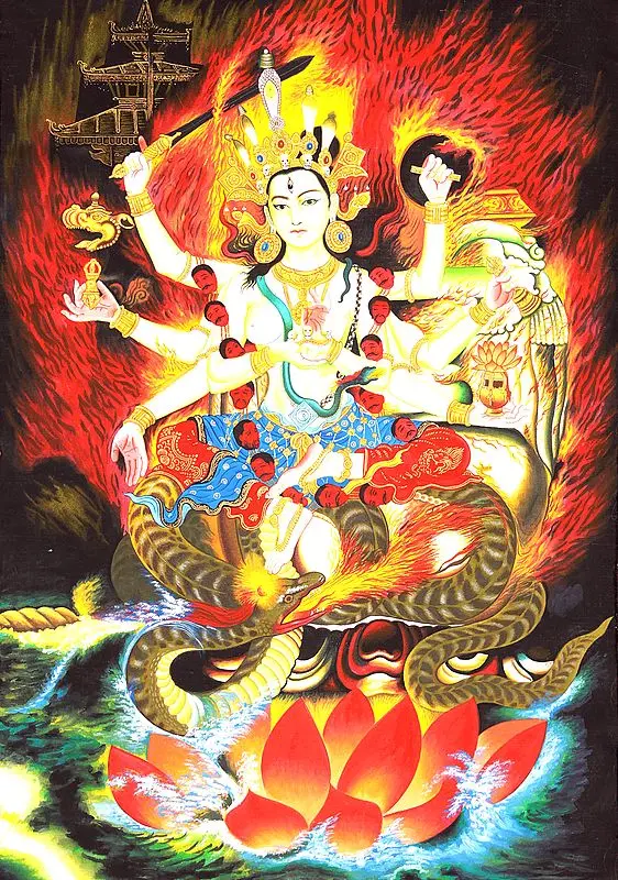 Bhagavati Yogini -Tibetan Buddhist
