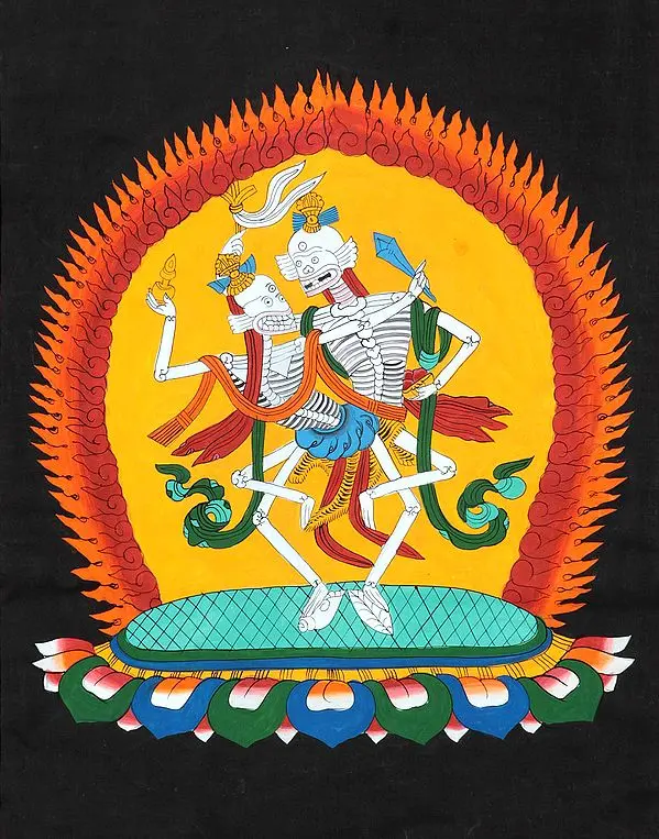 The Tibetan Buddhist Citipati (The Lord or Master of the Cemetery)