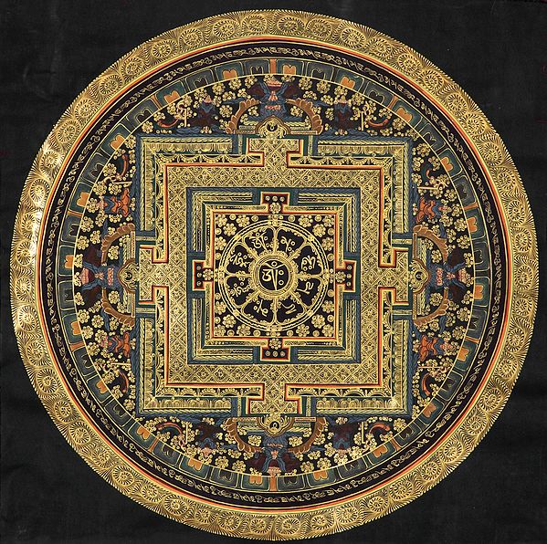 Mandala of Om Mani Padme Hum